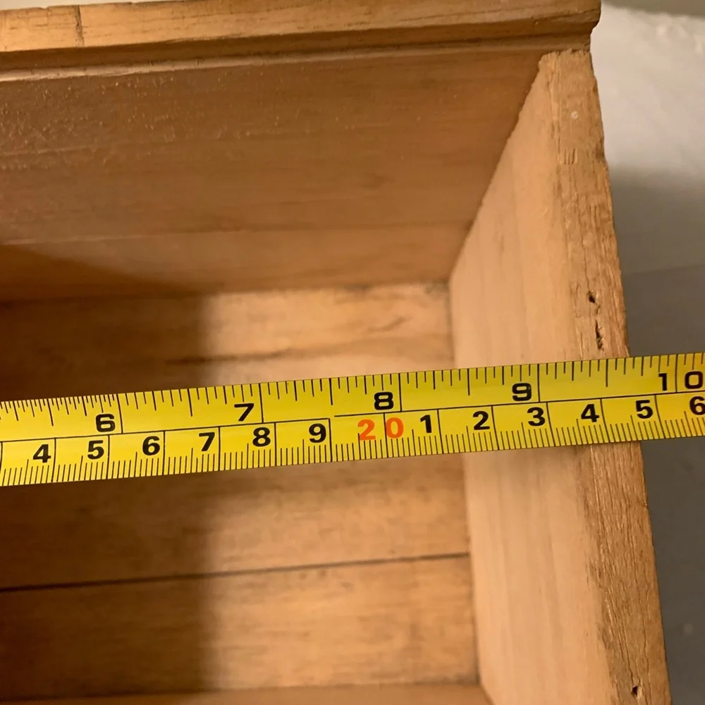 Wooden Shipping Box - 5 Lbs Pekoe Tea. NZ